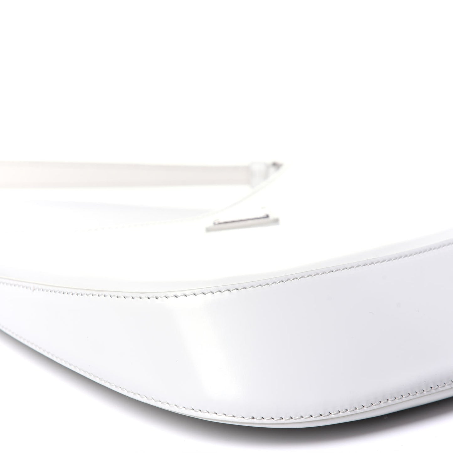 Spazzolato Cleo Shoulder Bag White