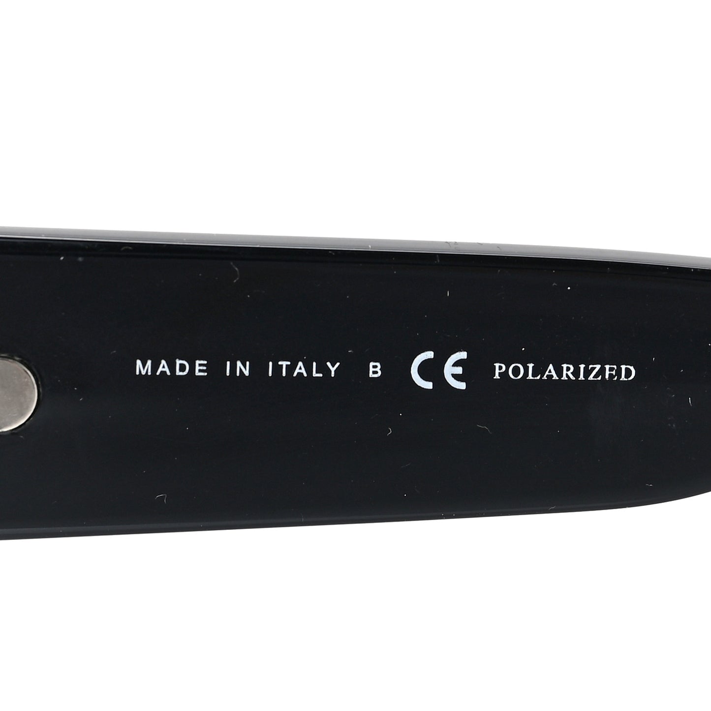 Acetate Polarized Round Sunglasses 5410 Black