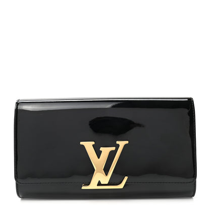 Louis Vuitton Patent Louise Clutch Black 1 of 6