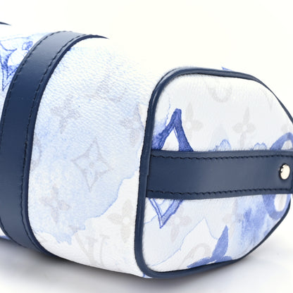 Louis Vuitton Monogram Watercolor Keepall XS Blue 8 of 8