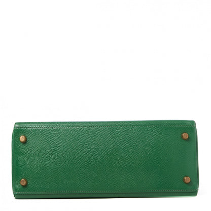 Hermes Courchevel Kelly Retourne 28 Vert Bengale 5 of 31