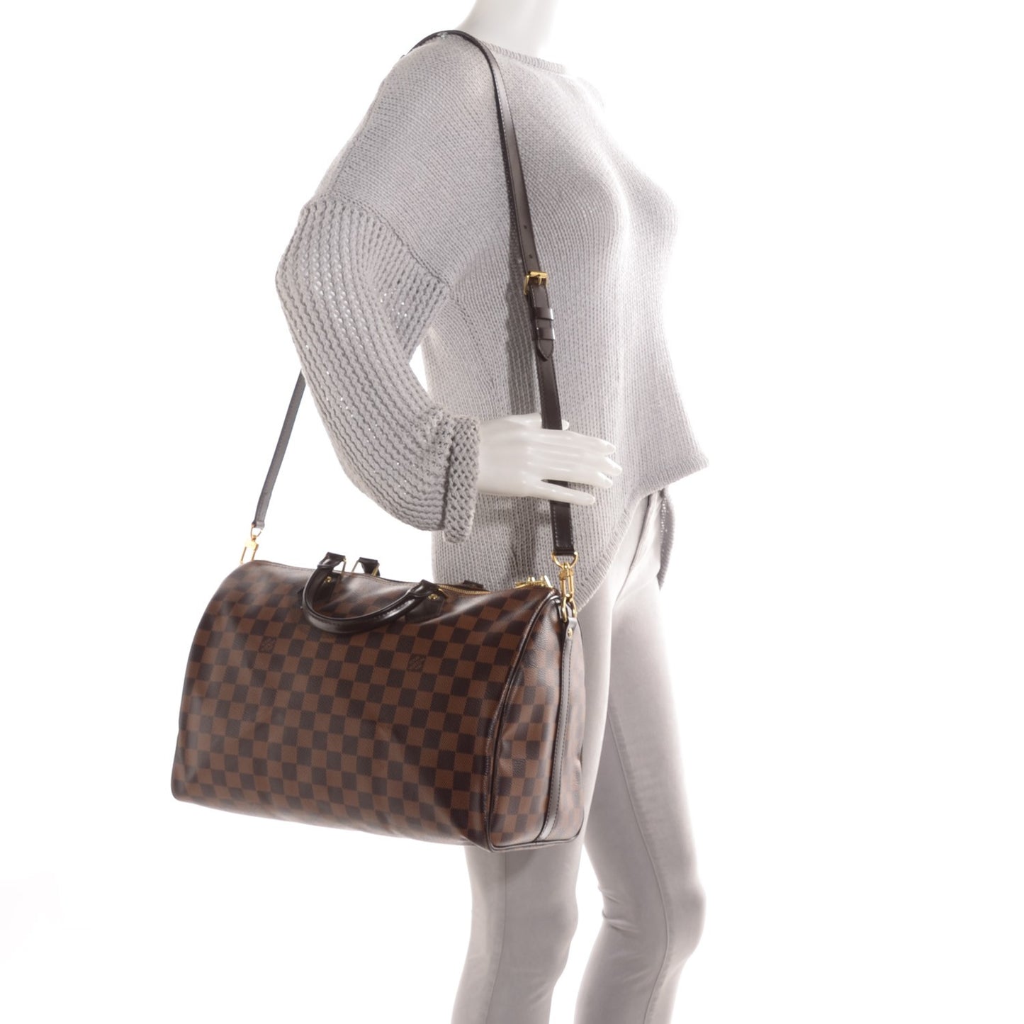 Damier Ebene Speedy Bandouliere 35