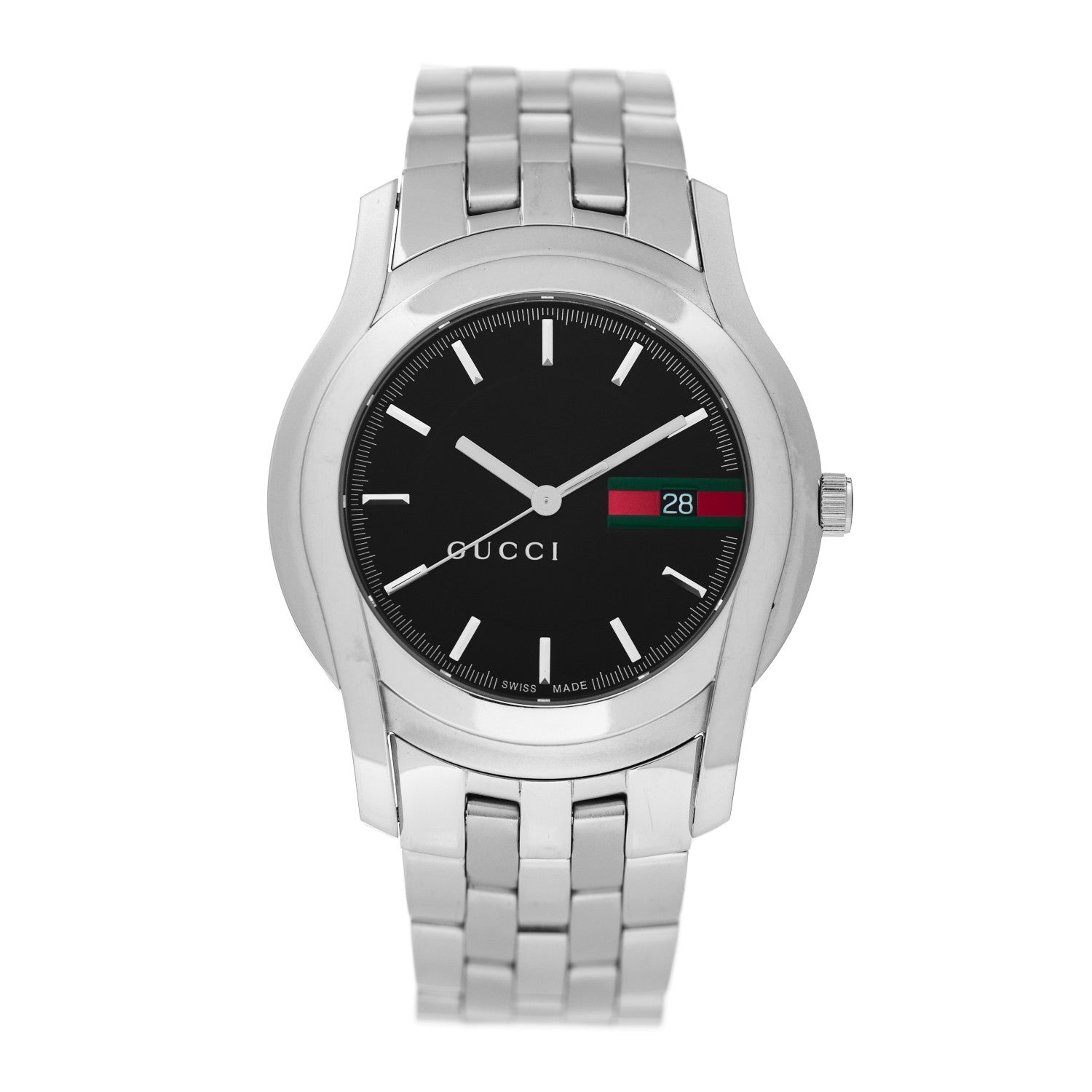 Gucci Stainless Steel 38mm 5500 G-Class Automatic Watch Black 1 of 4