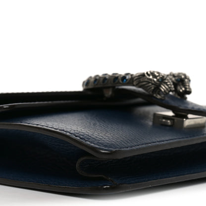 Gucci Dollar Calfskin Crystal Mini Dionysus Shoulder Bag Blue Agata Montana Sapphire 9 of 10