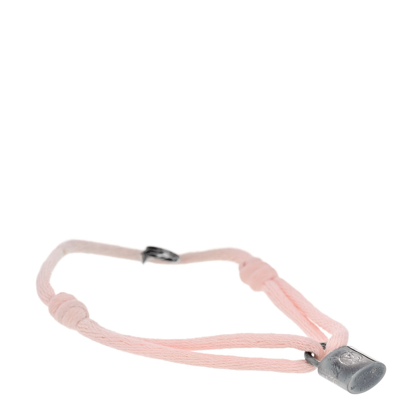 X UNICEF Sterling Silver Lockit Bracelet Light Pink