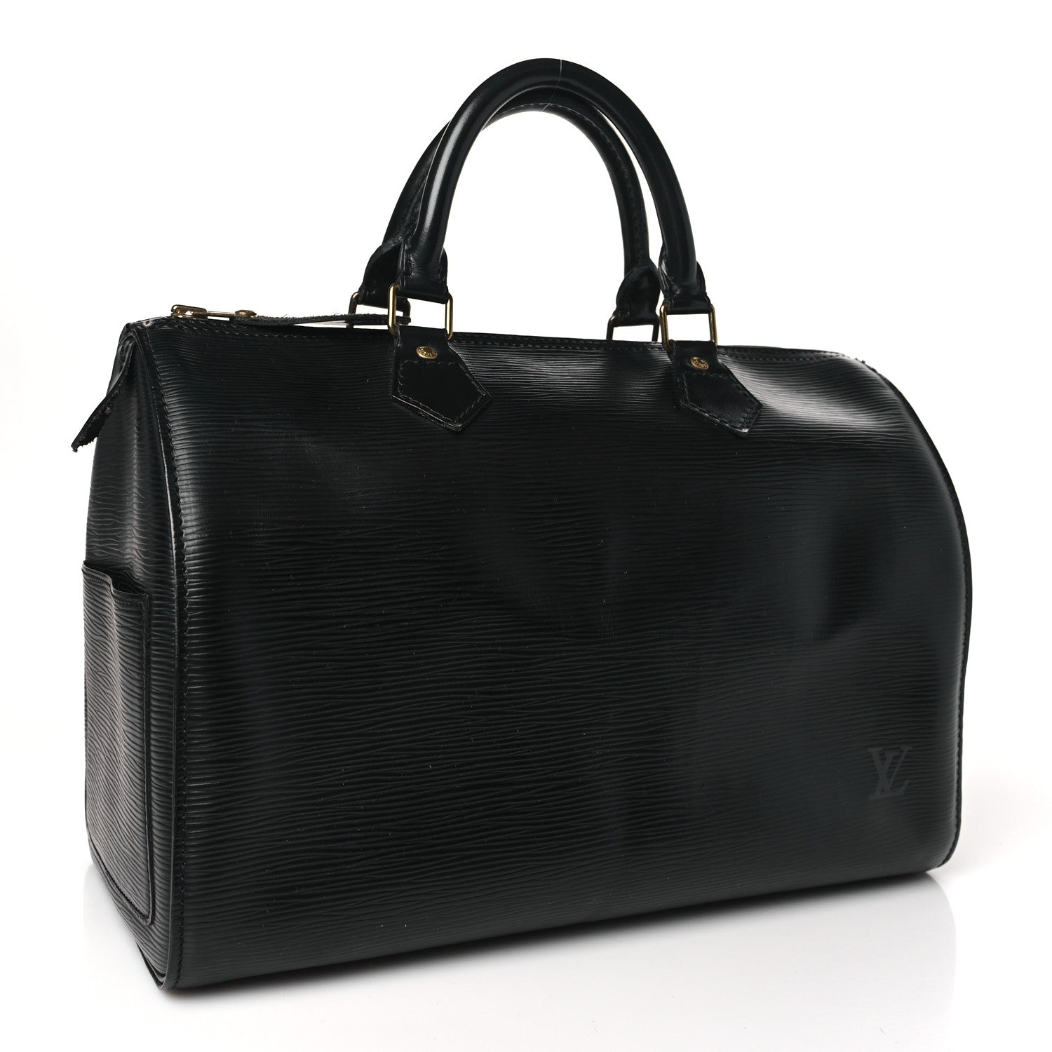 Louis Vuitton Epi Speedy 30 Black 3 of 13
