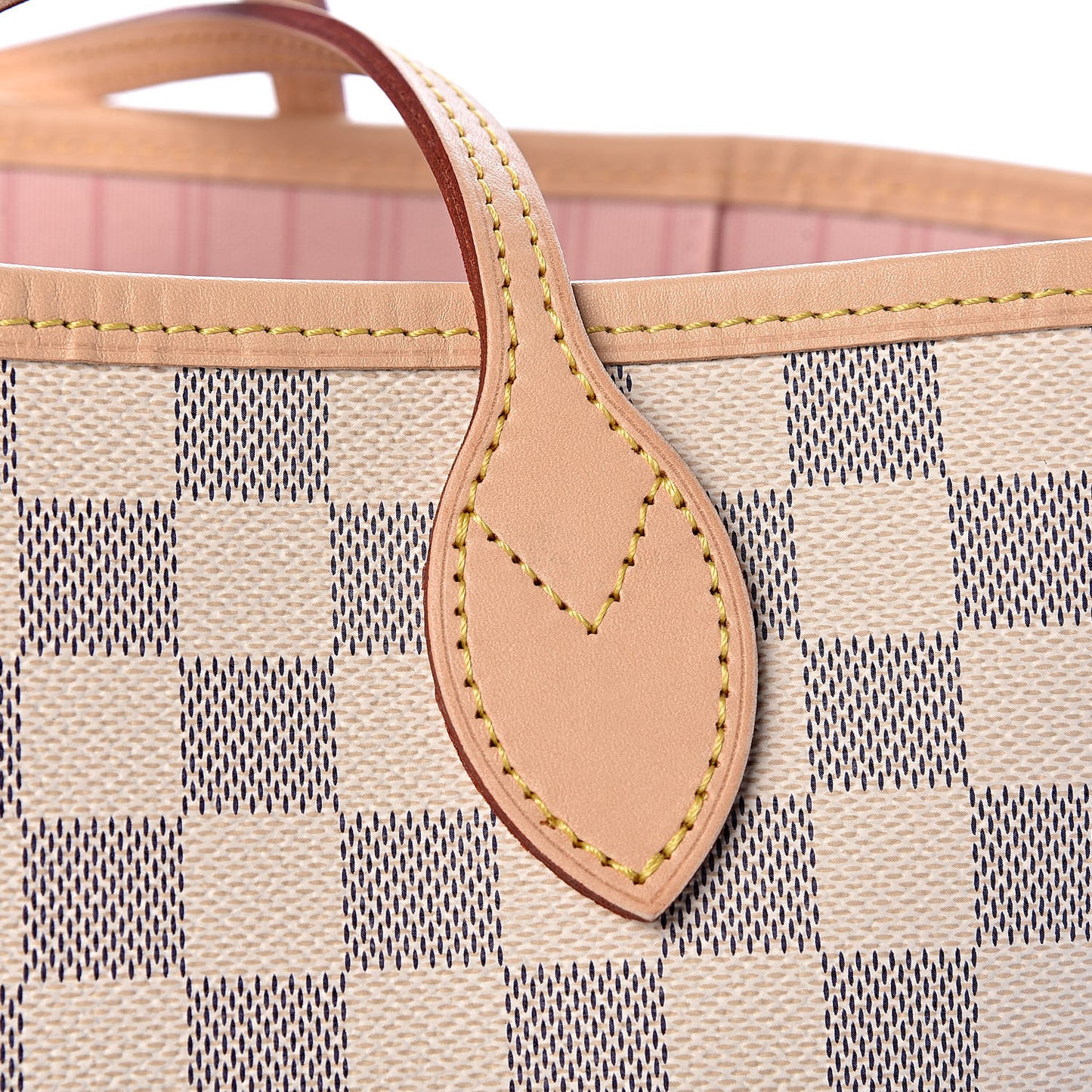 Damier Azur Neo Neverfull MM Rose Ballerine