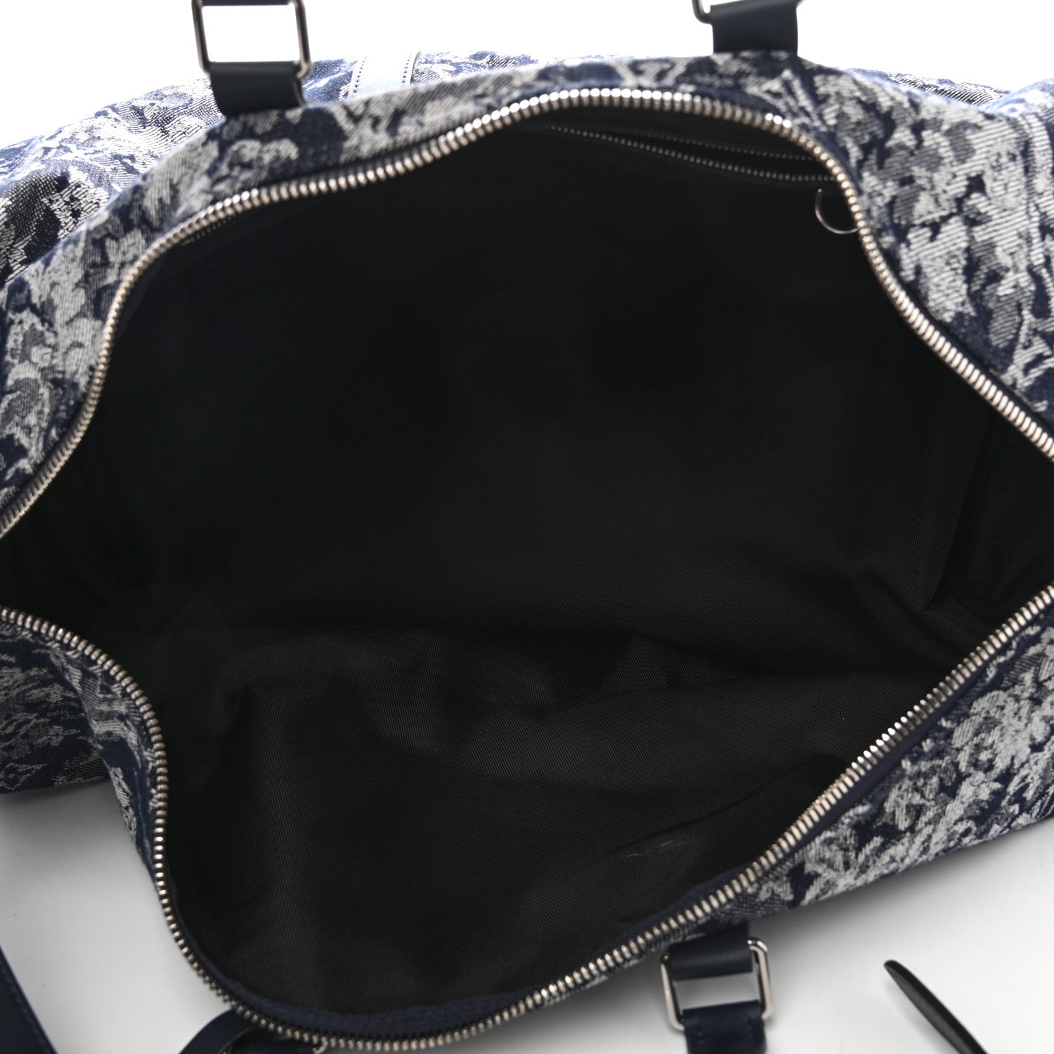 Louis Vuitton Monogram Tapestry Keepall Bandouliere 50 Bleu 4 of 8