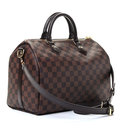 Louis Vuitton Damier Ebene Speedy Bandouliere 30 3 of 8
