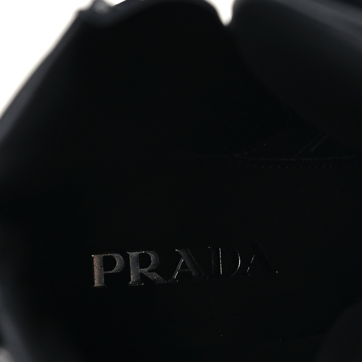 Prada Spazzolato Re-Nylon Metal Triangle Logo Lace Up 55mm Ankle Boots 40.5 Black 8 of 10