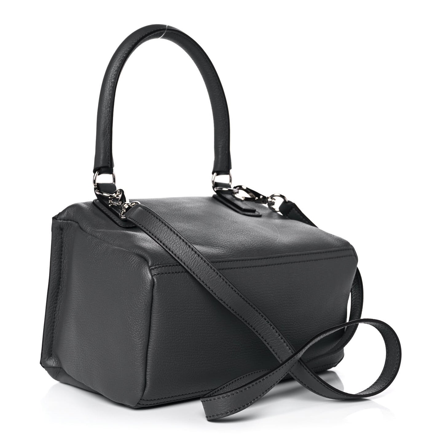 Sugar Goatskin Small Pandora Grey