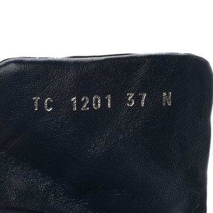 Louis Vuitton Nylon Monogram Womens Pool Pillow Comfort Mules 37 Navy Blue 8 of 8