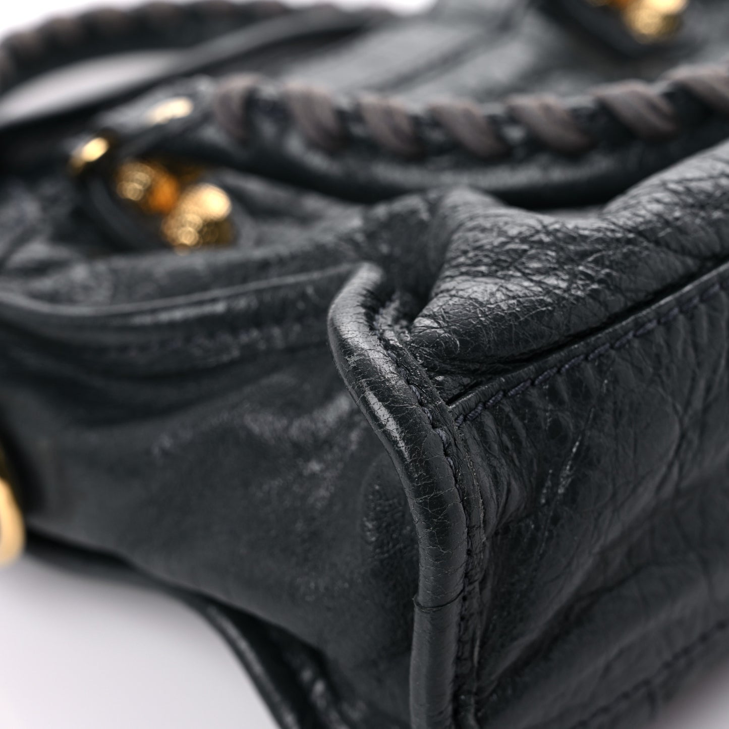 Agneau Giant 12 Gold Hardware Mini City Anthracite