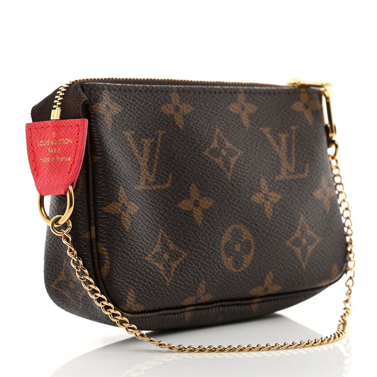 Louis Vuitton Monogram 2021 Christmas Animation London Mini Pochette Accessories Red 2 of 10