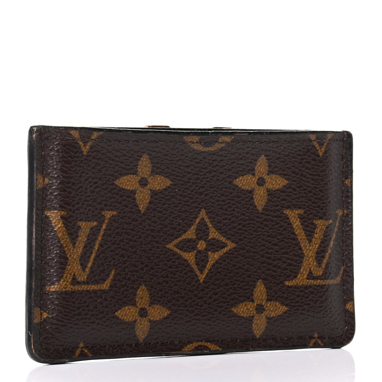 Monogram Calfskin Kimono Card Holder Black