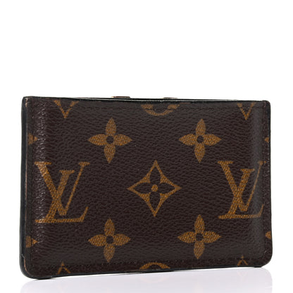 Louis Vuitton Monogram Calfskin Kimono Card Holder Black 2 of 5