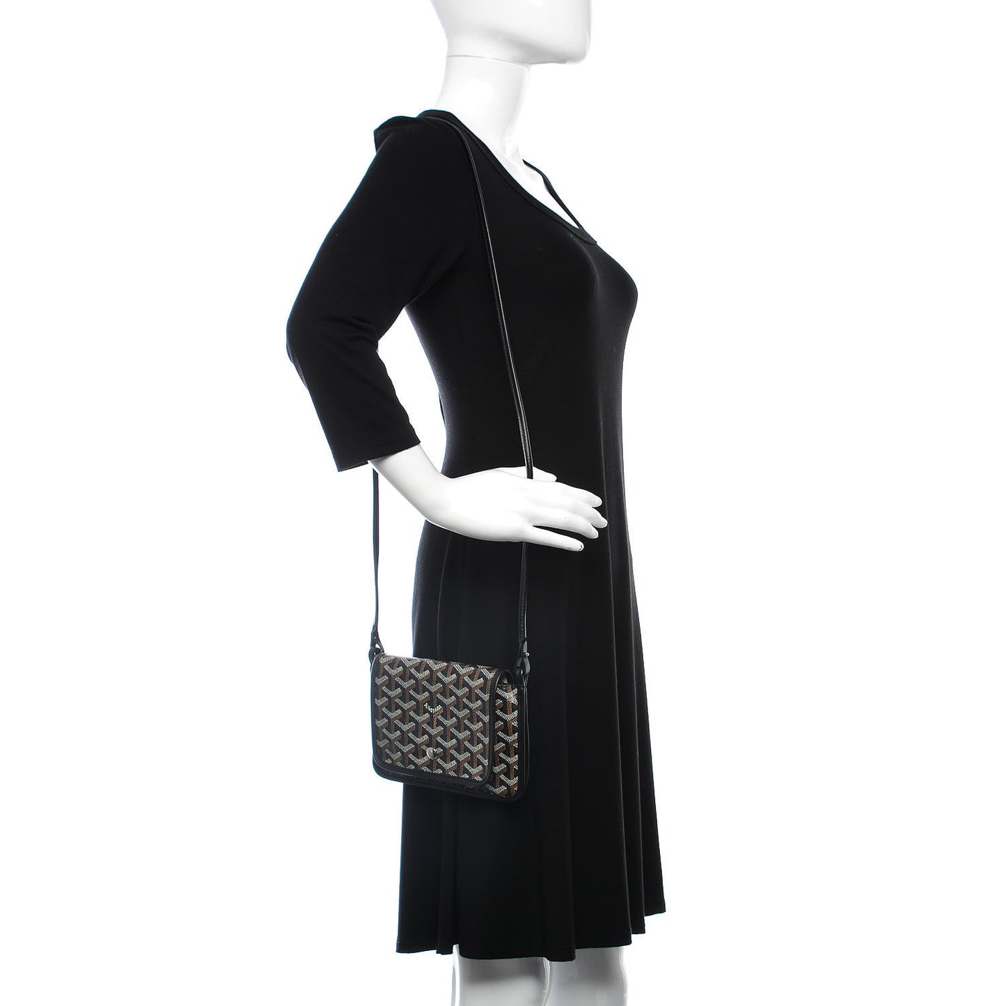 Goyardine Plumet Wallet Clutch Black