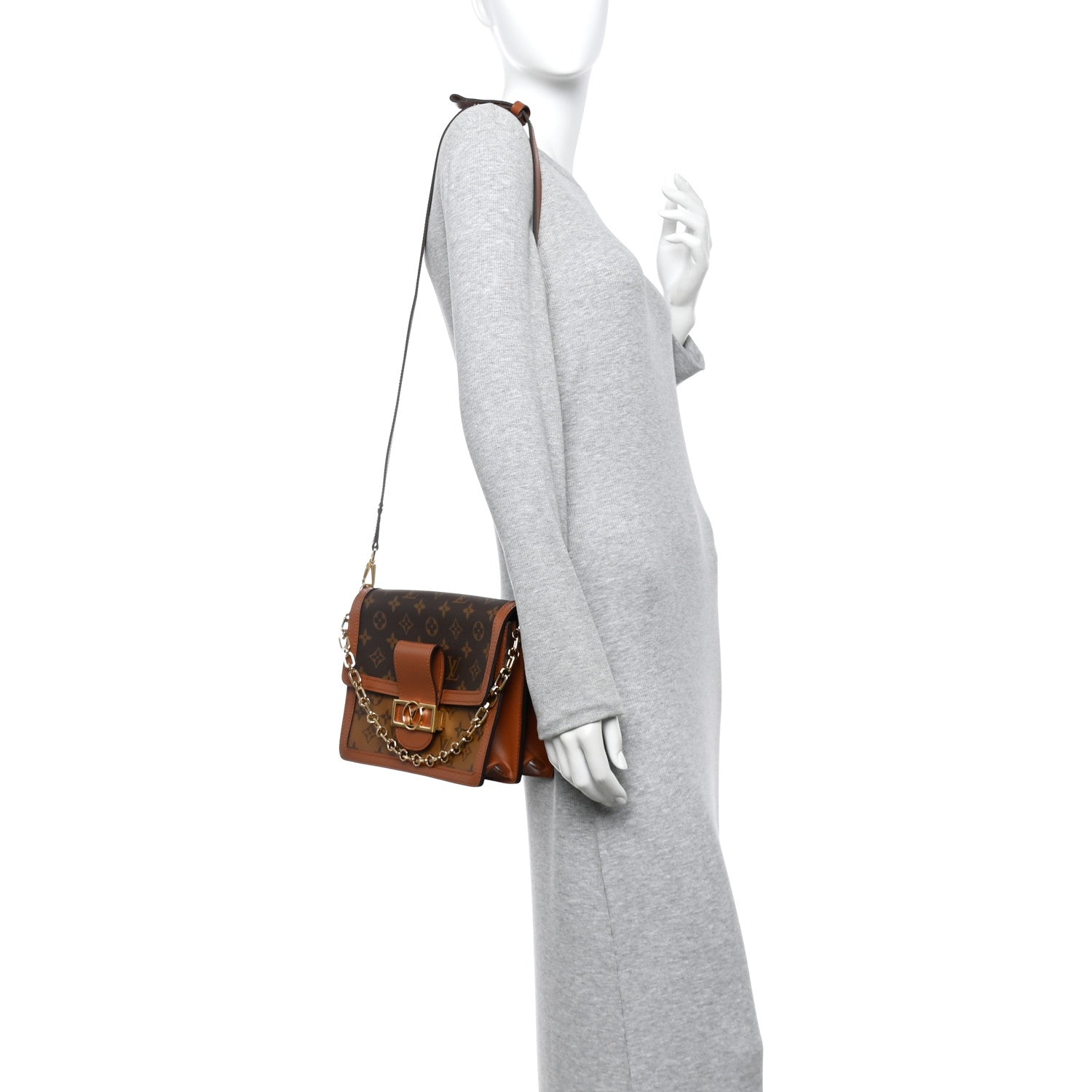 Louis Vuitton Reverse Monogram Dauphine MM 2 of 12