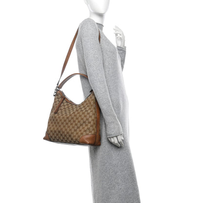 Gucci Monogram Old Libeccio Small Miss GG Hobo Beige Ebony Light Brown 2 of 10