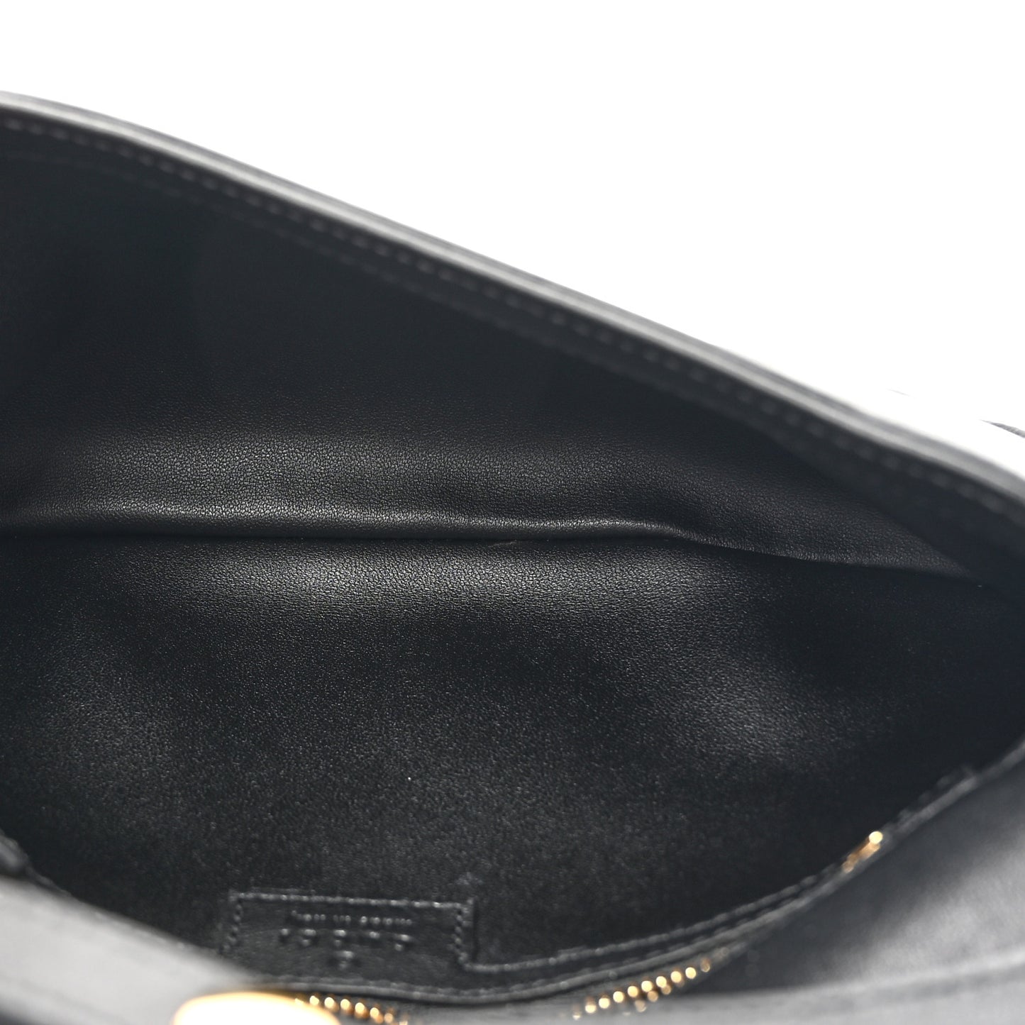 Roxy Calfskin Blondie Chain Shoulder Flap Bag Black