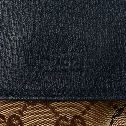 Gucci Monogram Web Belt Bag Navy 6 of 11