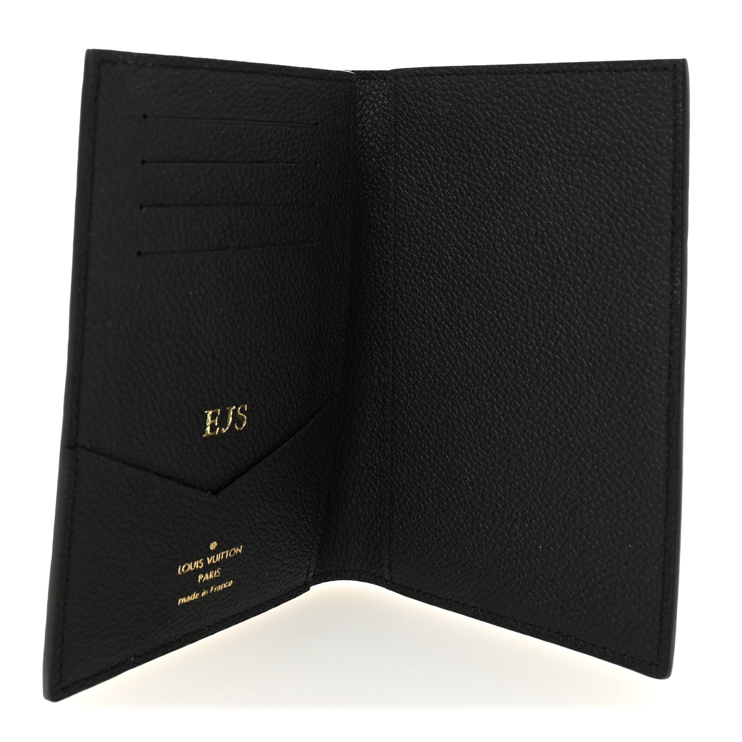 Empreinte Monogram Passport Cover Black
