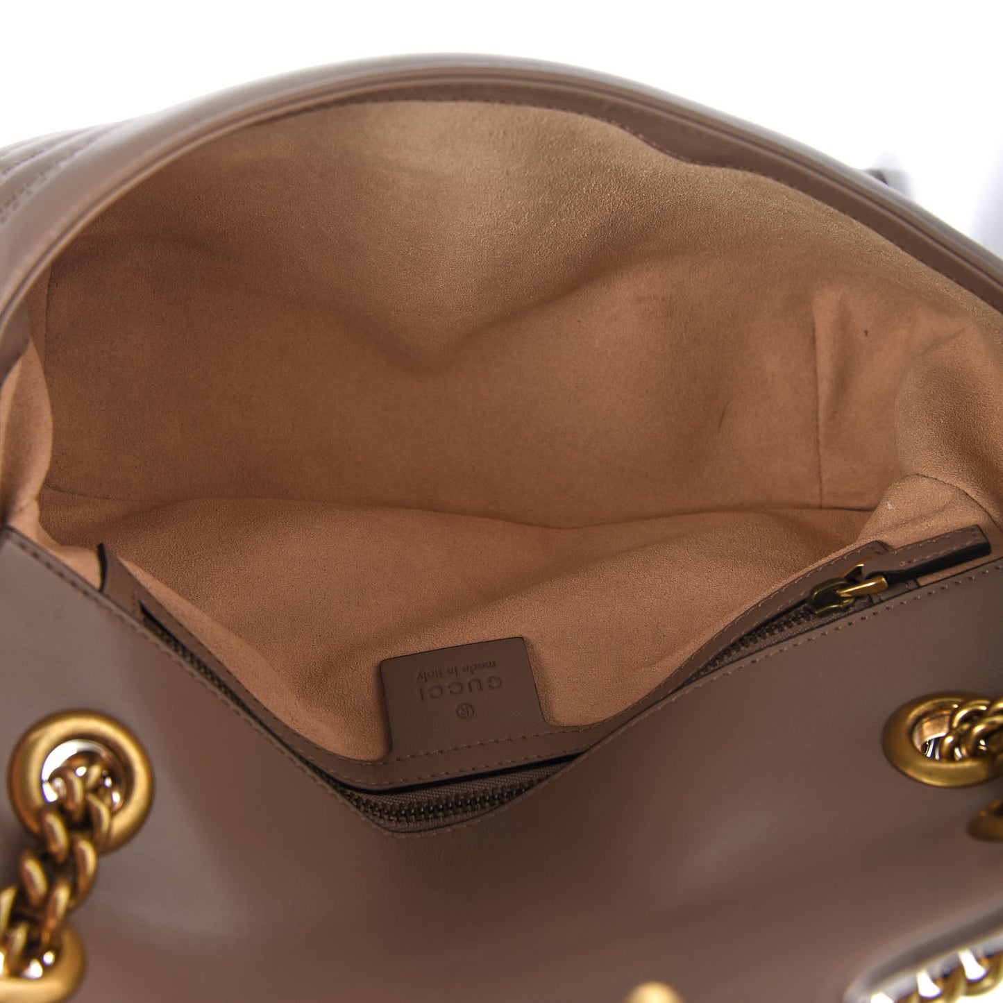 Calfskin Matelasse Small GG Marmont Shoulder Bag Porcelain Rose