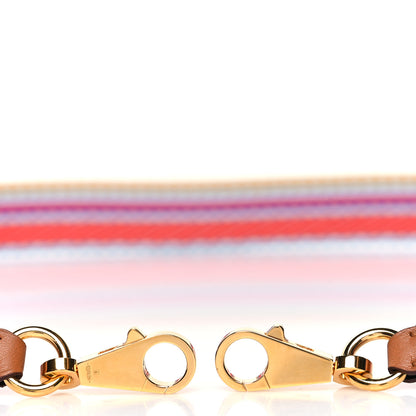 Hermes Toile Swift 25mm Sangle Cavale Shoulder Strap Magnolia Cappucine 3 of 6