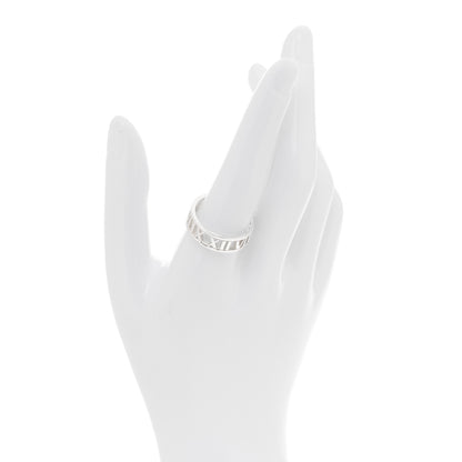 Tiffany Sterling Silver Wide Atlas Open Ring 61 9.75 2 of 4