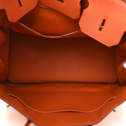 Hermes Togo Birkin 40 Orange 4 of 12