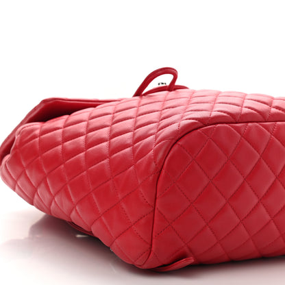 Chanel Lambskin Quilted Large Urban Spirit Backpack Red 9 of 11
