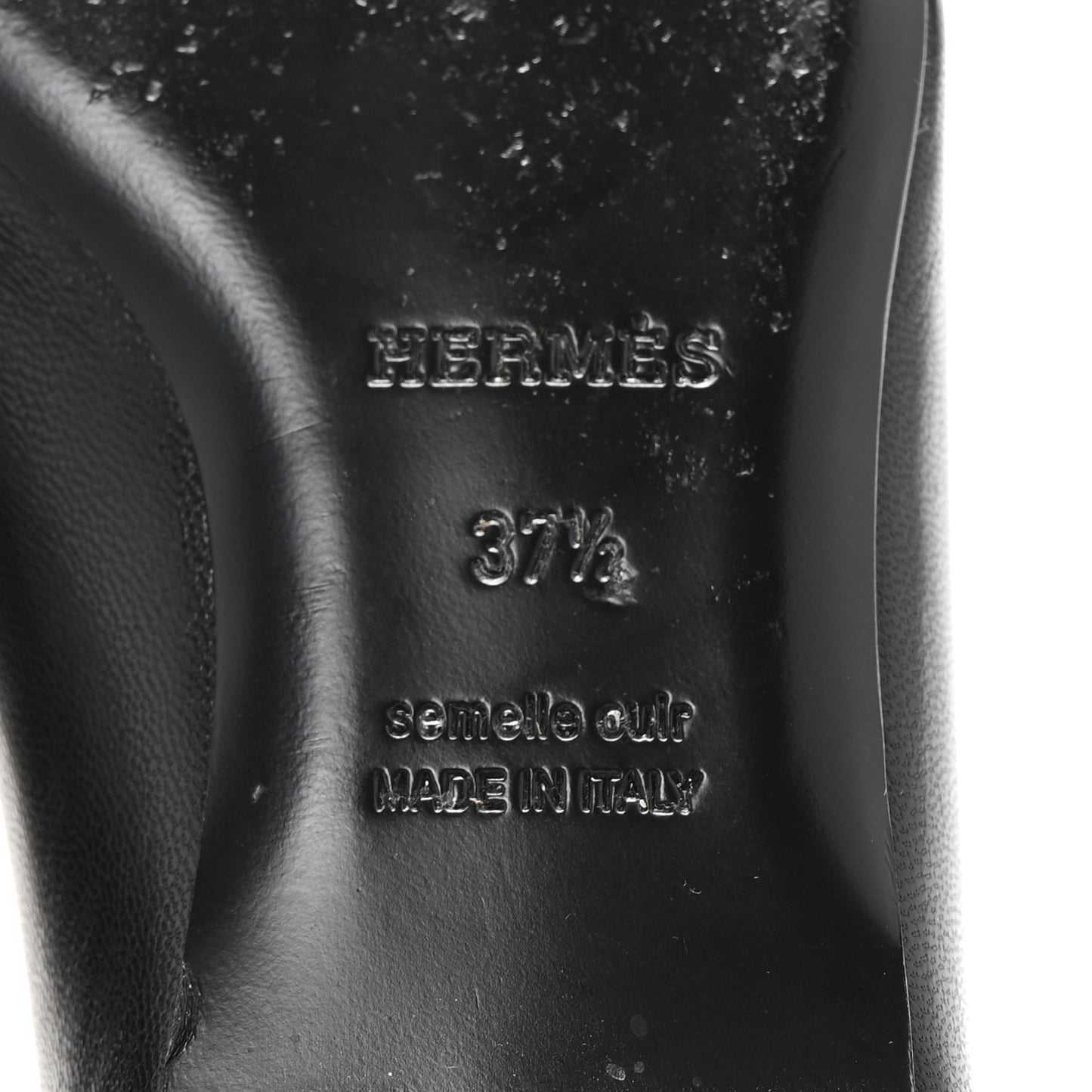 Goatskin Bilbao Ballerina Flats 37.5 Black