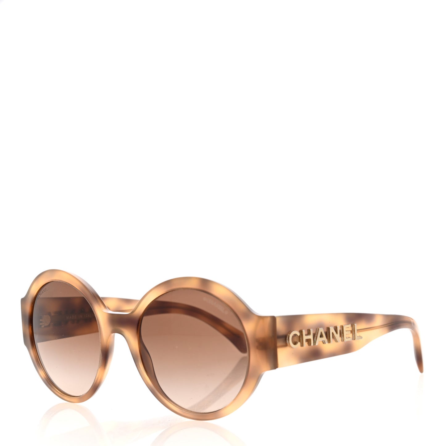 Acetate Polarized Round Sunglasses 5410 Tortoise