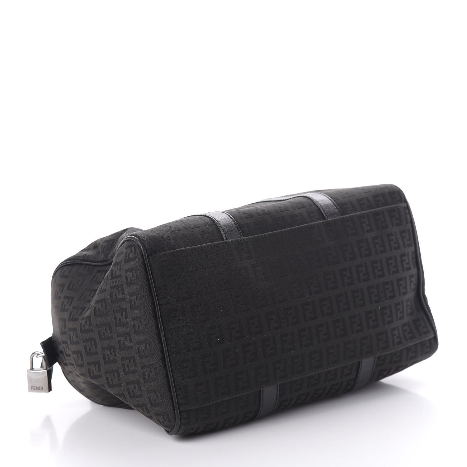 Fendi Zucchino Vitello Boston Black 4 of 12