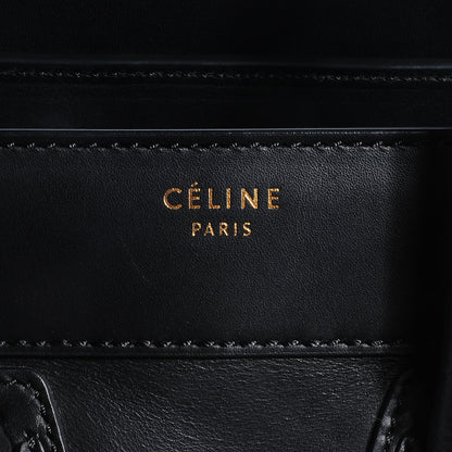 Celine Smooth Calfskin Micro Luggage Black 8 of 8