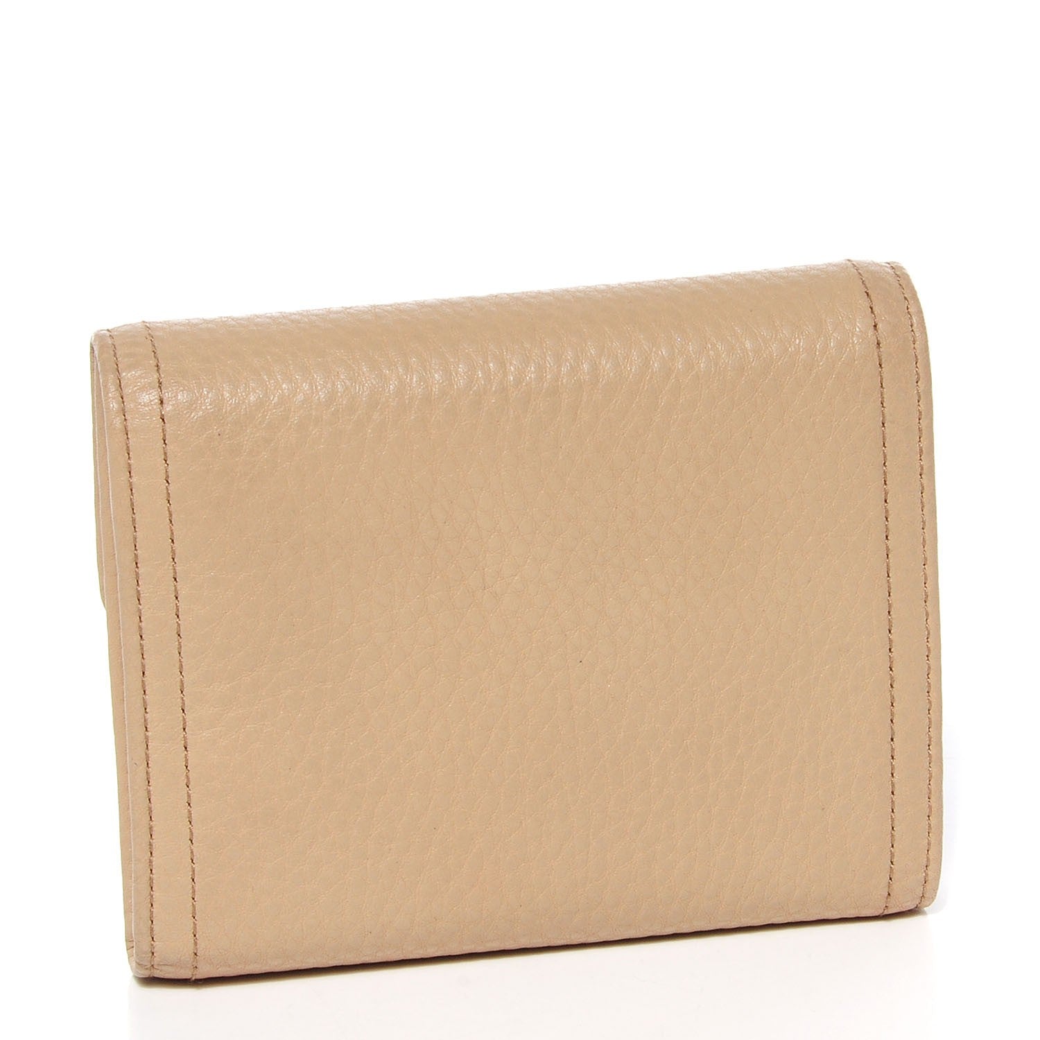 Prada Vitello Daino Compact Wallet Sabbia 4 of 10