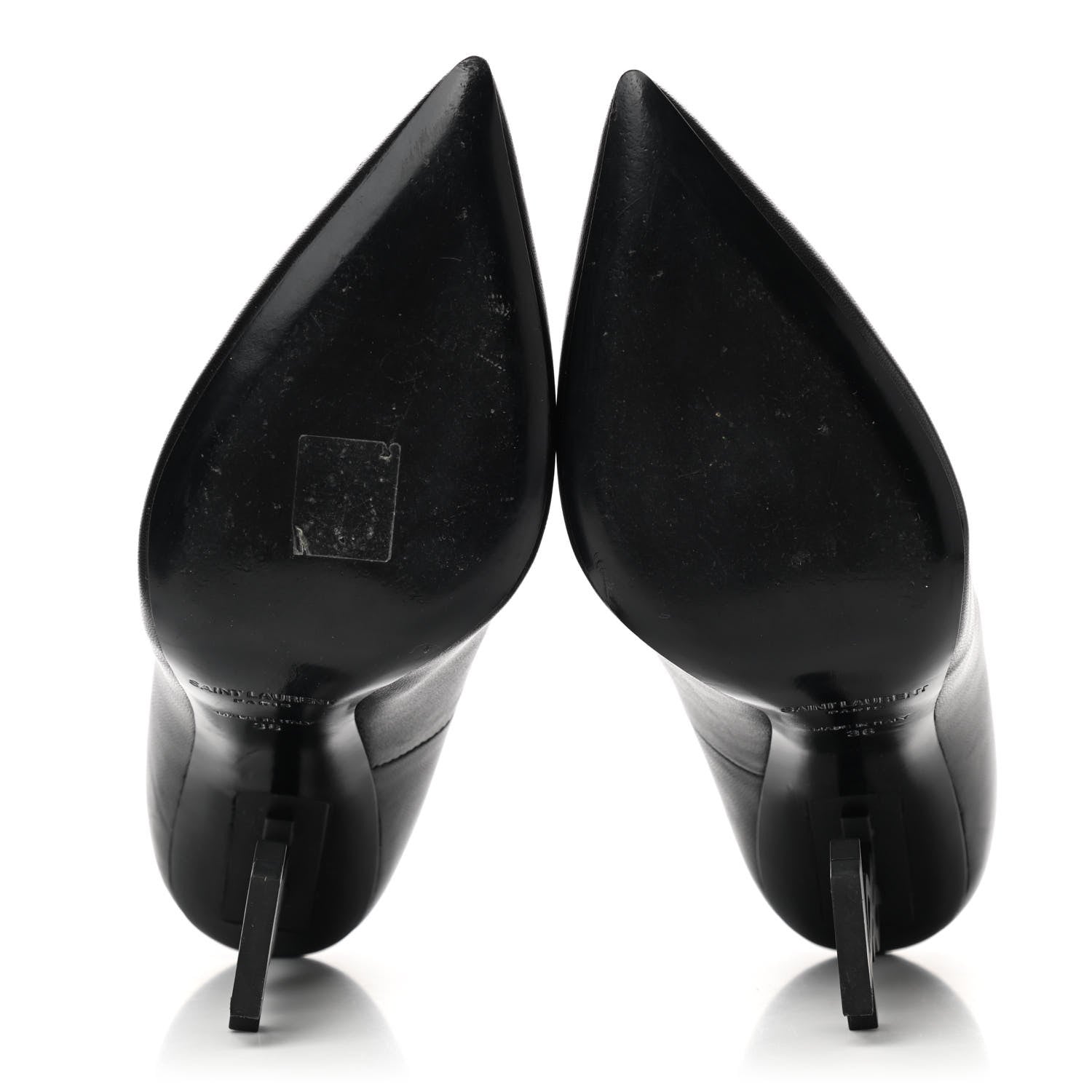 Saint Laurent Calfskin Opyum 110 Pumps 36 Black 5 of 10