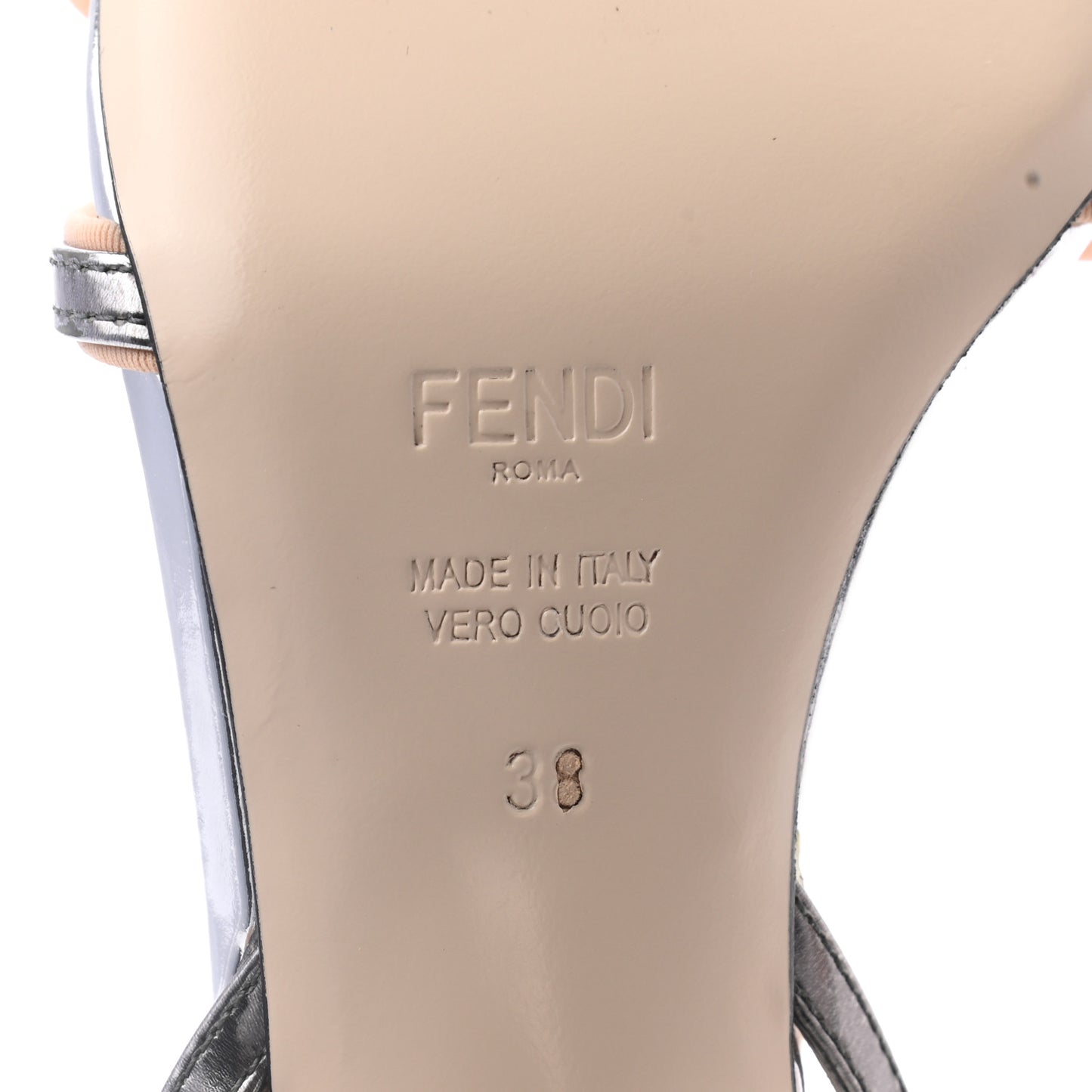 Metallic Colibri 85mm Strappy Sandals 38