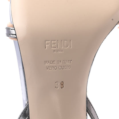 Fendi Metallic Colibri 85mm Strappy Sandals 38 6 of 8