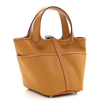 Hermes Toile Goeland Swift Cargo Picotin Lock 18 Sesame 3 of 11