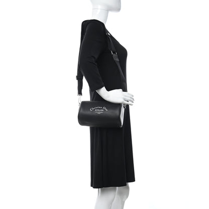 Christian Dior HOMME Grained Calfskin Mens Roller Messenger Black 2 of 10