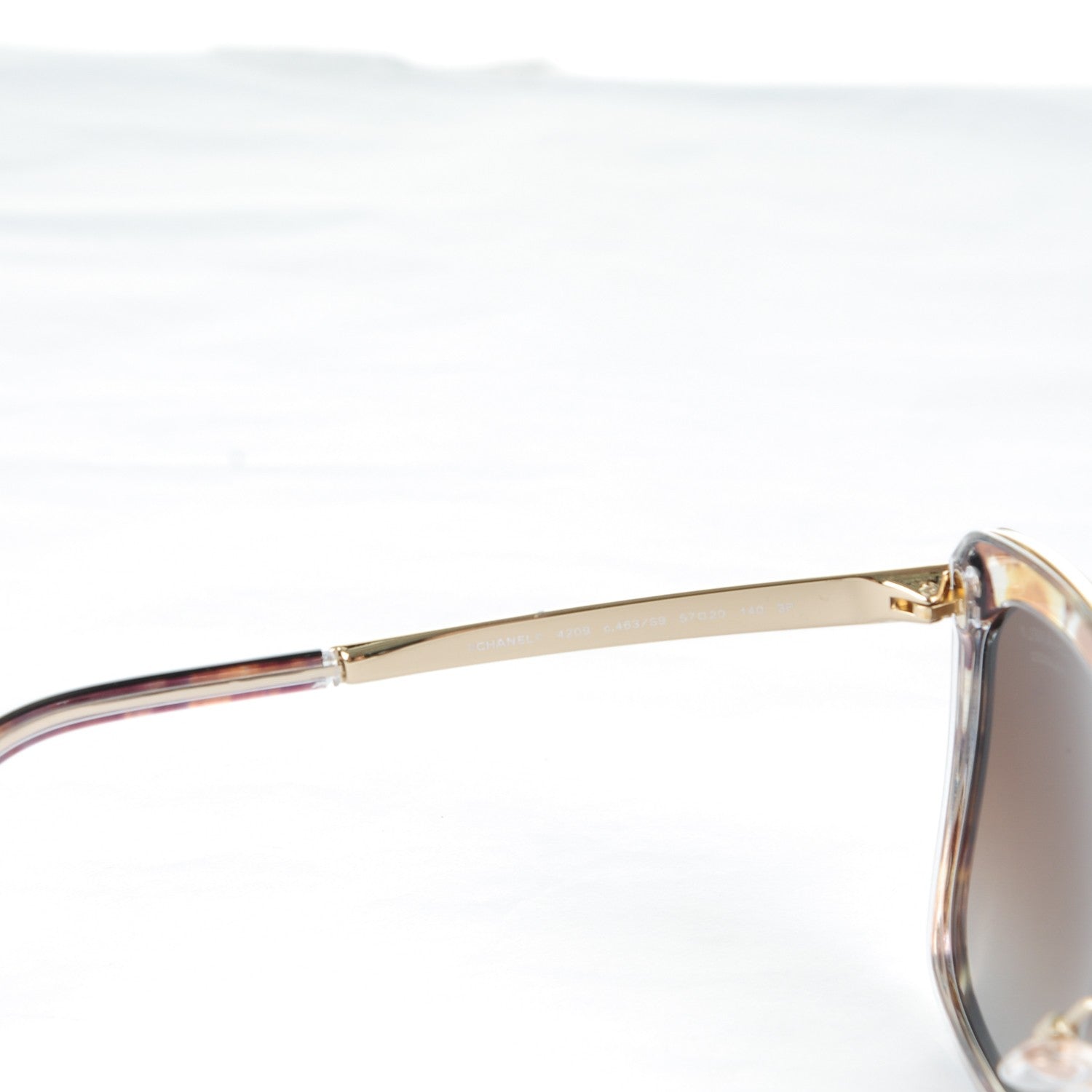 Chanel Square Fall Polarized Sunglasses 4209 Multicolor Brown 4 of 6
