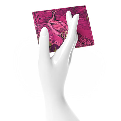 Christian Dior Calfskin Caro Printed Toile De Jouy Lady Dior Card Holder Pink 2 of 7