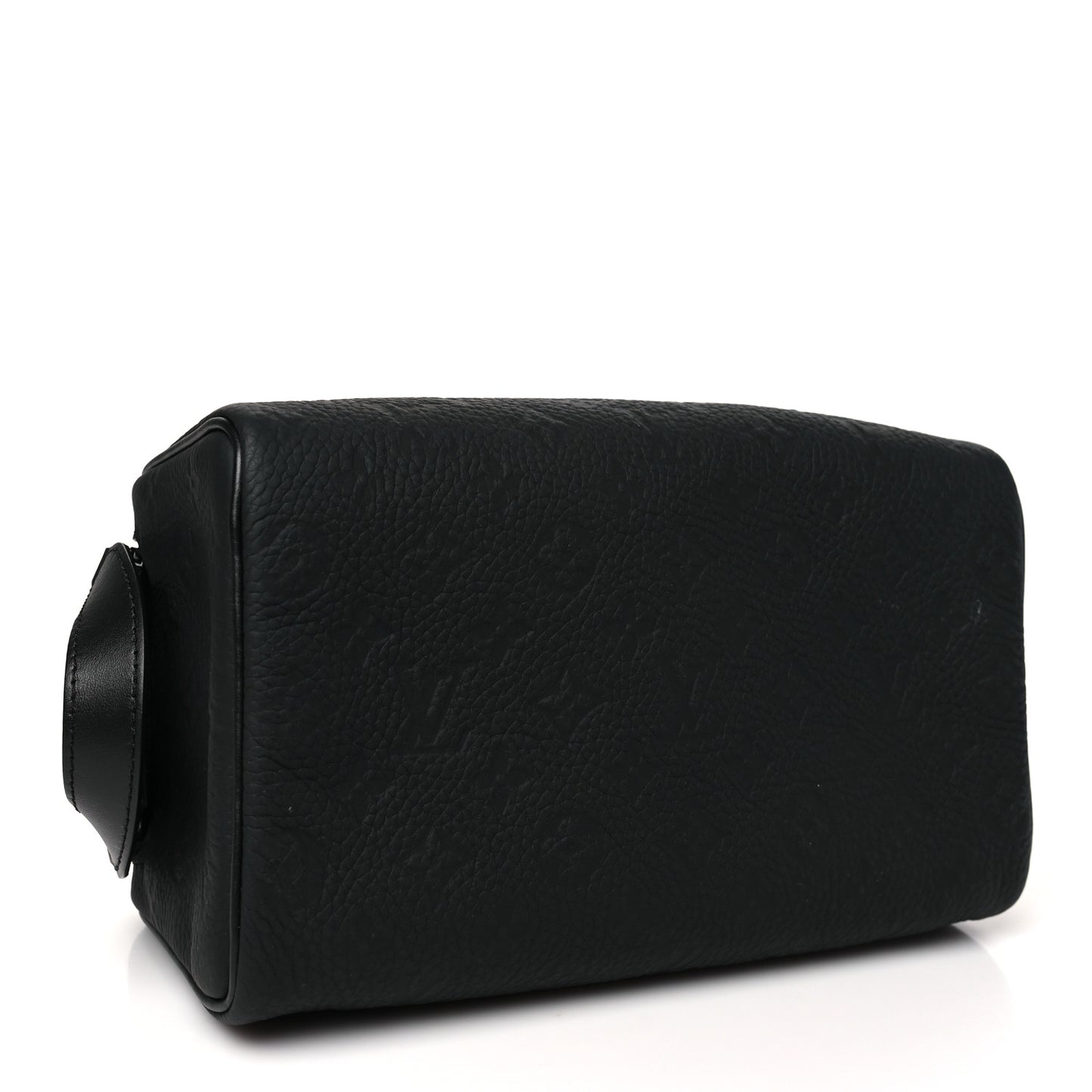 Taurillon Monogram Dopp Kit Toilet Pouch Black