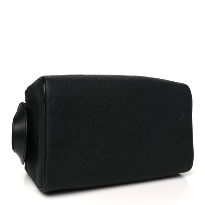 Louis Vuitton Taurillon Monogram Dopp Kit Toilet Pouch Black 4 of 8