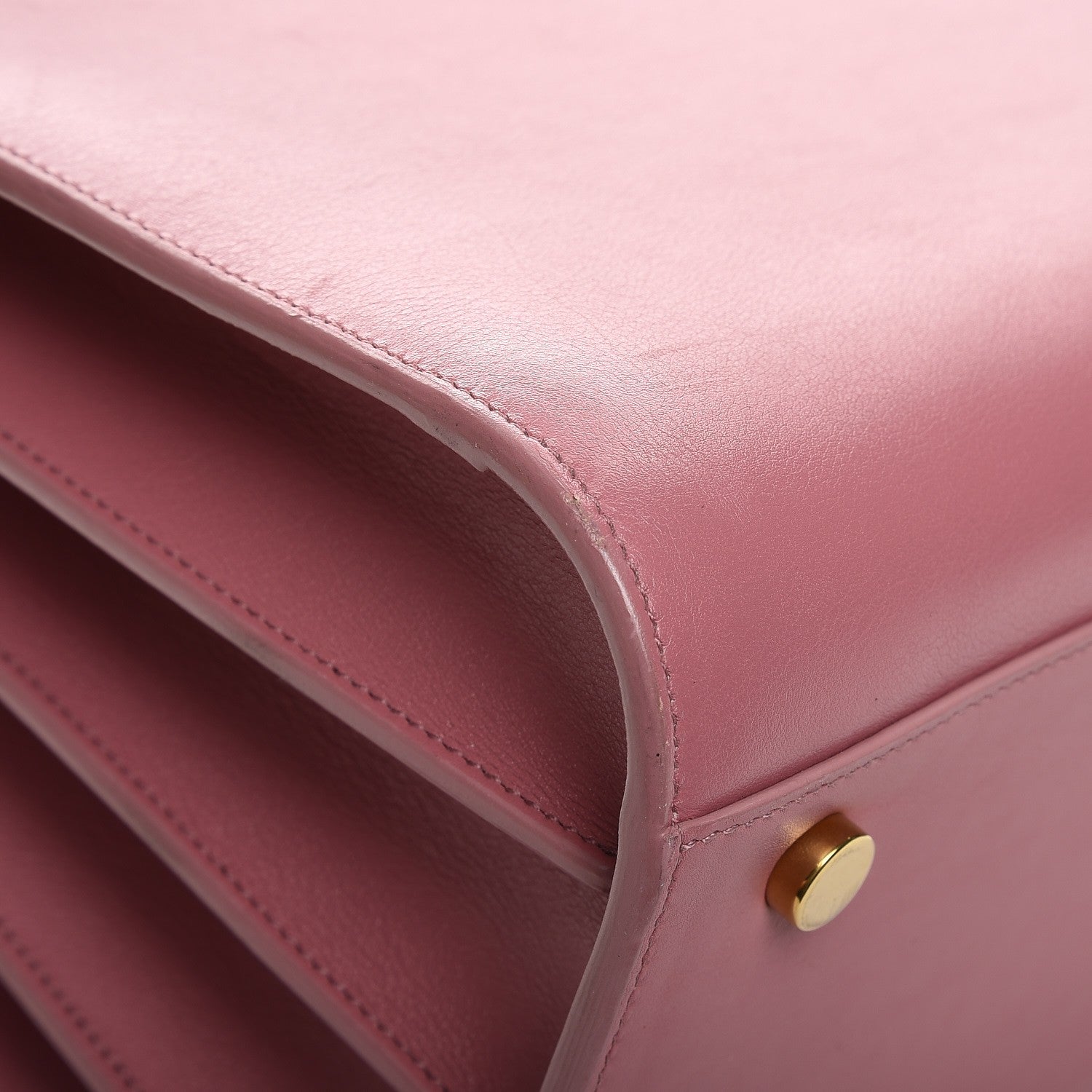 Saint Laurent Calfskin Small Sac De Jour Dark Rose 11 of 14