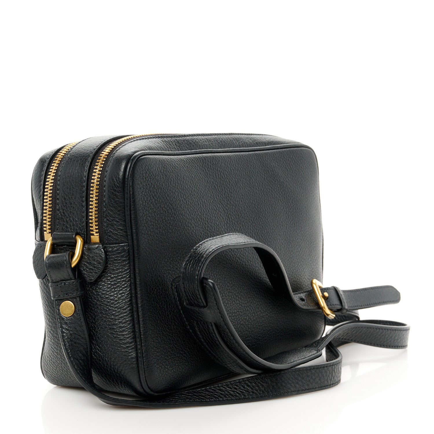 Prada Vitello Phenix Camera Bag Black 3 of 11