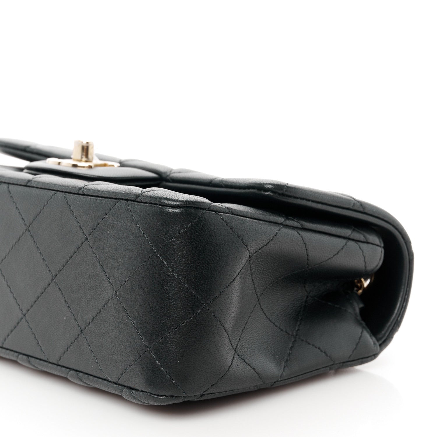 Chanel Lambskin Quilted Mini Rectangular Flap Black 11 of 11