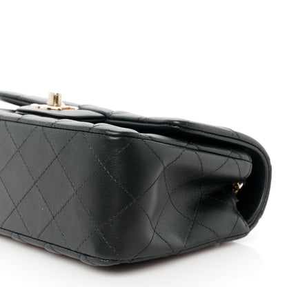 Chanel Lambskin Quilted Mini Rectangular Flap Black 11 of 11