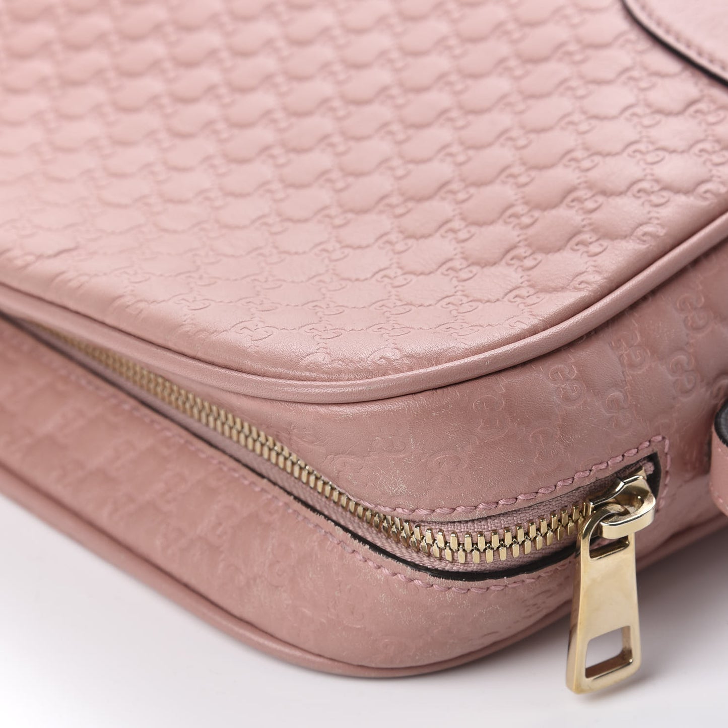 Soft Microguccissima Mini Bree Messenger Bag Soft Pink